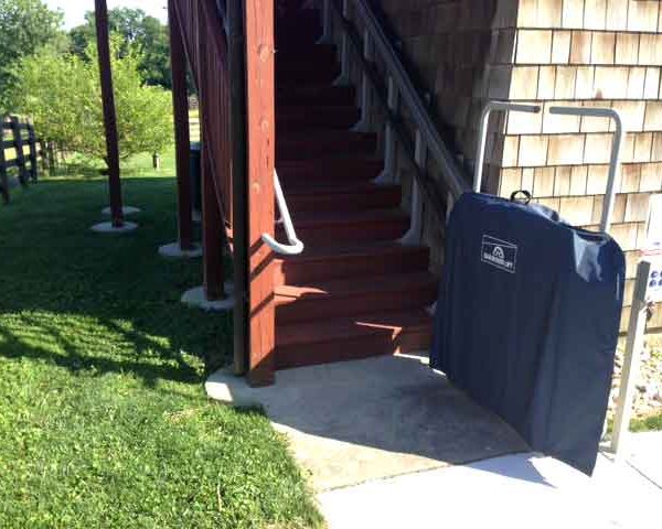 Hosanna Community House wheelchair platform lift on Bedco Mobility website