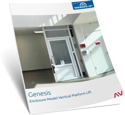 Genesis shaftway brochure image on Bedco Mobility website