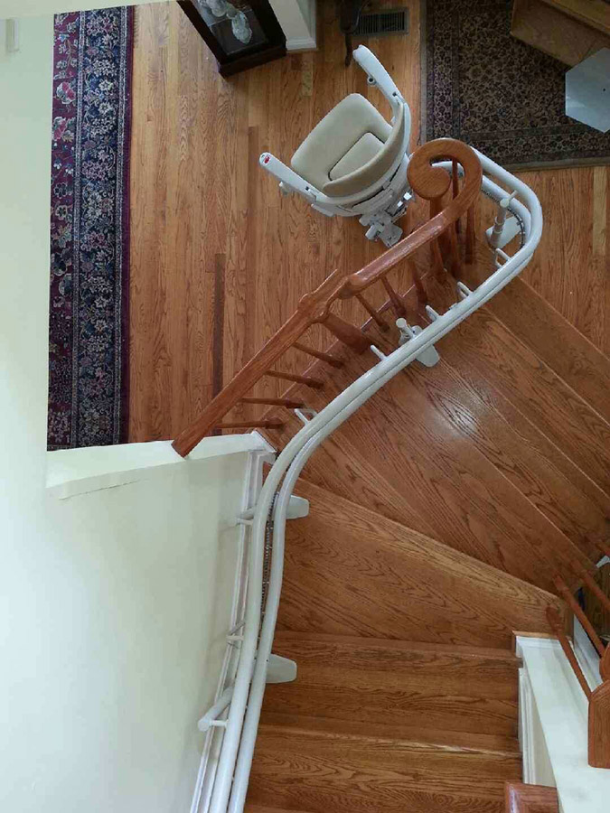 Stairlift image on Bedco Mobility website