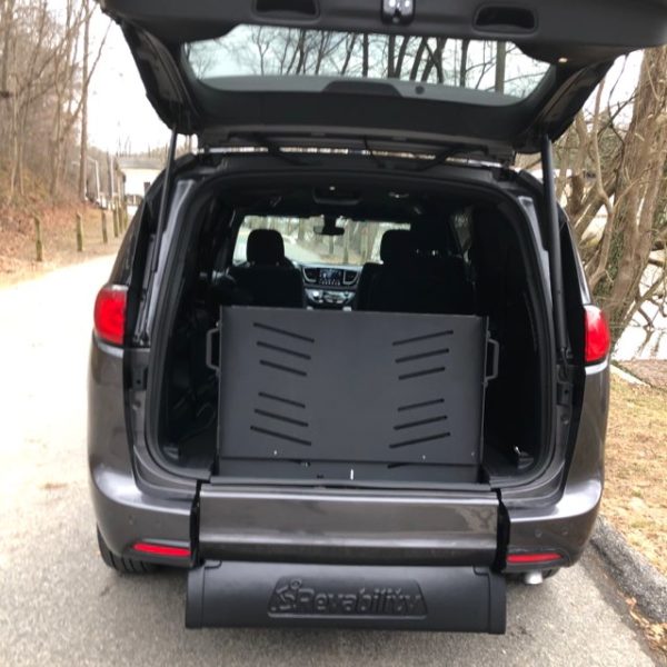 folded up wheelchair ramp