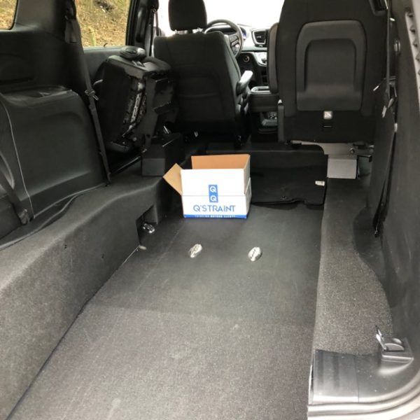 interior of durafloor wheelchair van
