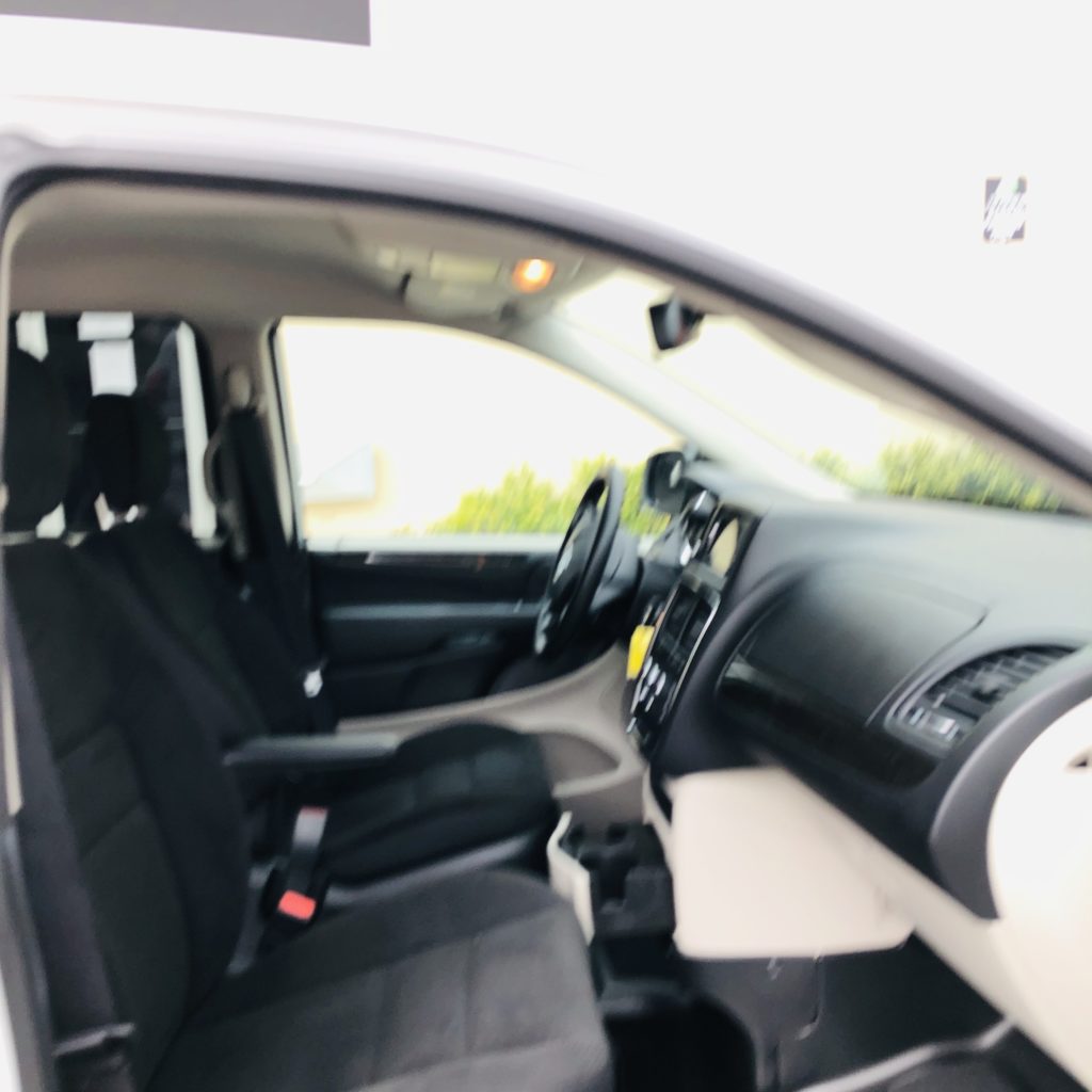 front seats of companion van