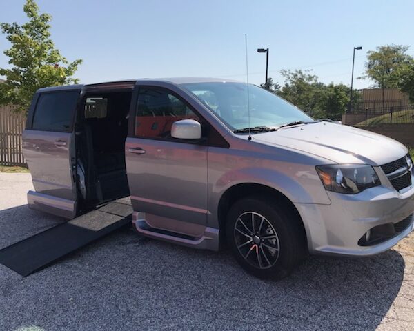 side of wheelchair van open