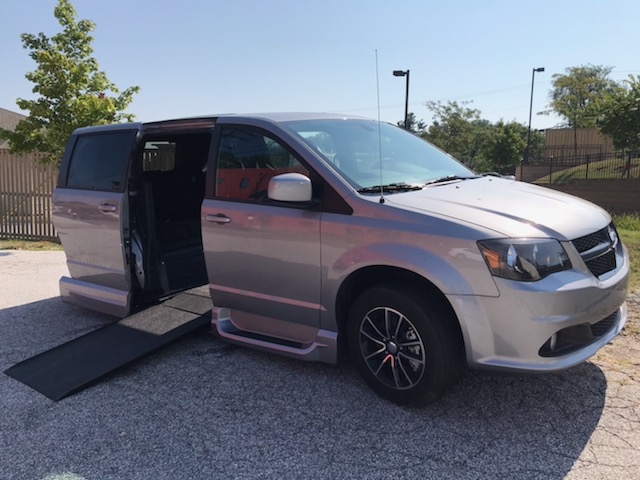 side of wheelchair van open