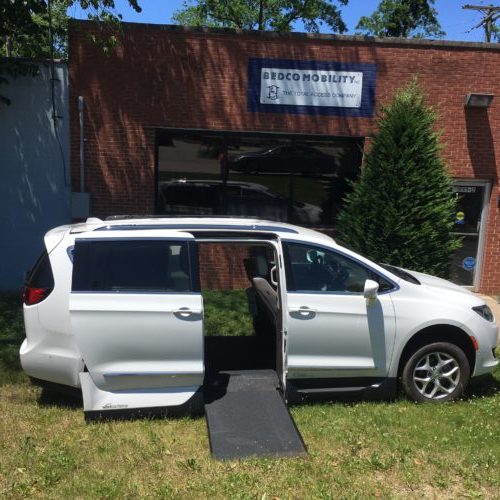 Pacifica Used Wheelchair Van Ramp Open