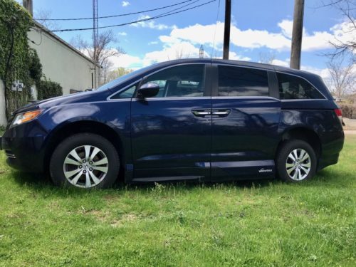 Honda odyssey exterior blue