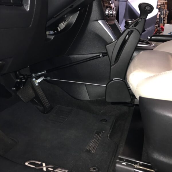 side view of veigel compact hand controls