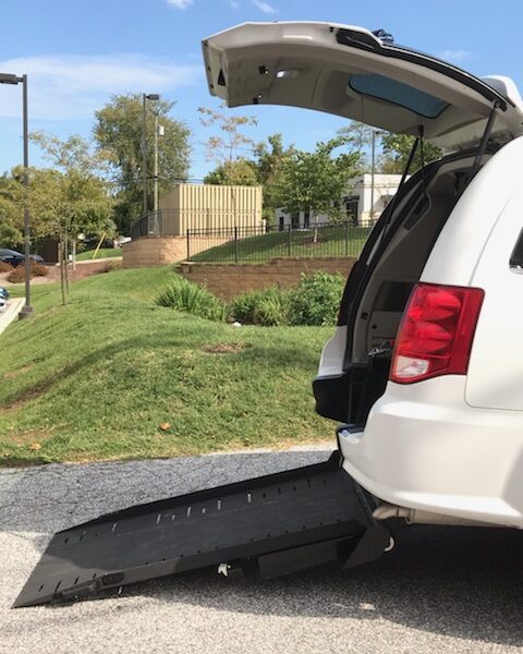 rear entry accessible van ramp